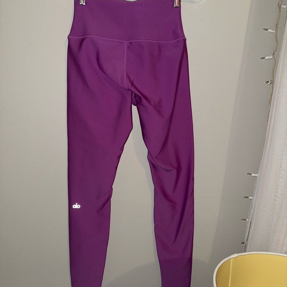 ALO Yoga Purple Leggings High Waist Stretch